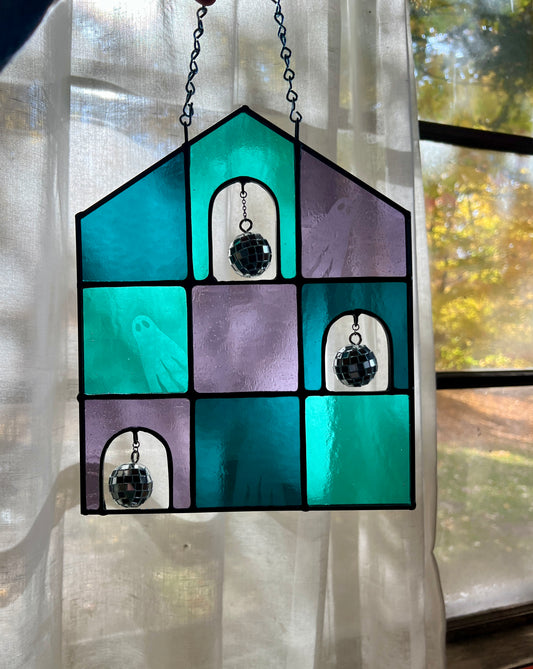 Haunted House Party / teal + turquoise + violet