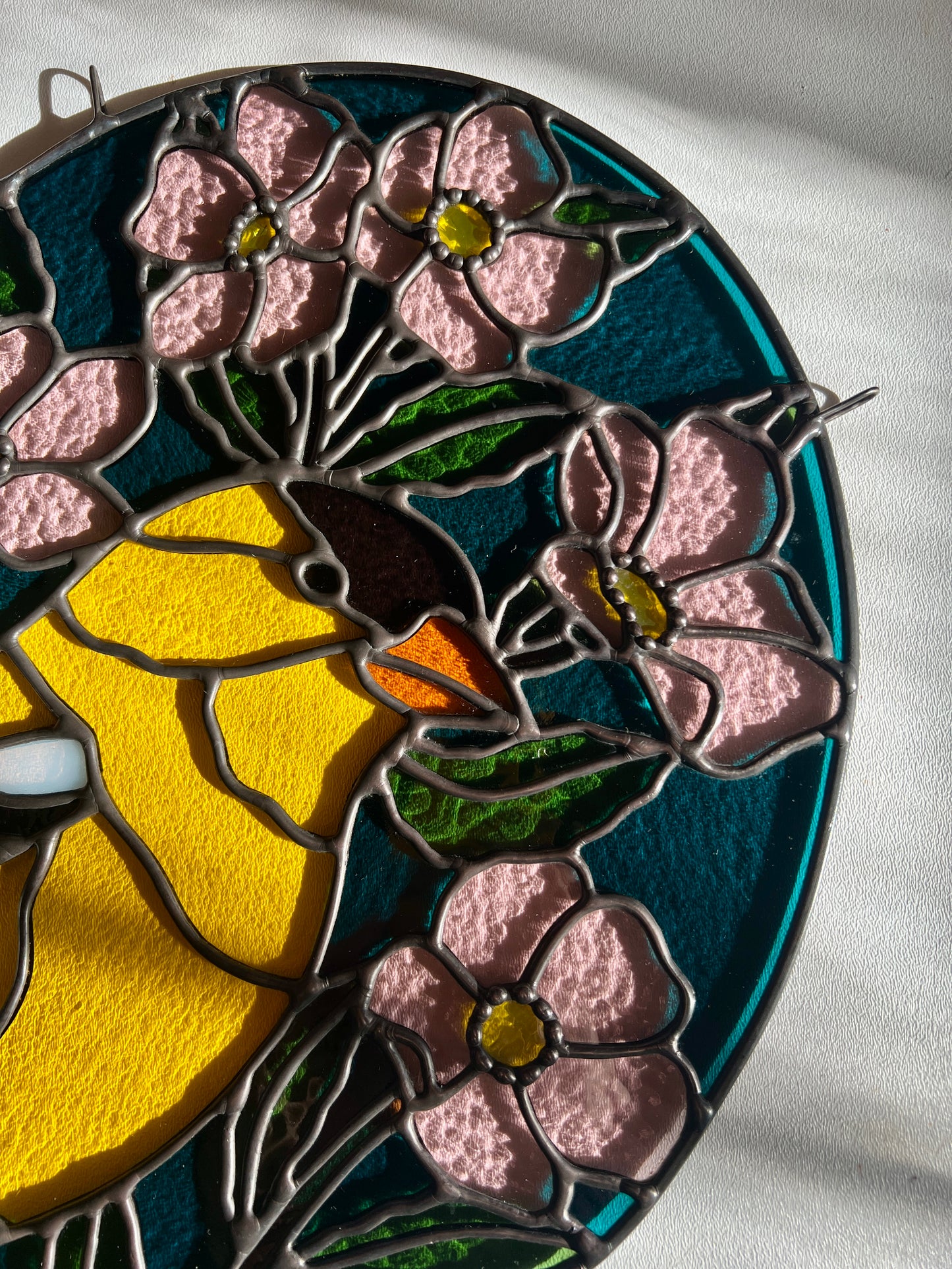 Wildflower Friend / American Goldfinch + Prairie Rose / RESERVED