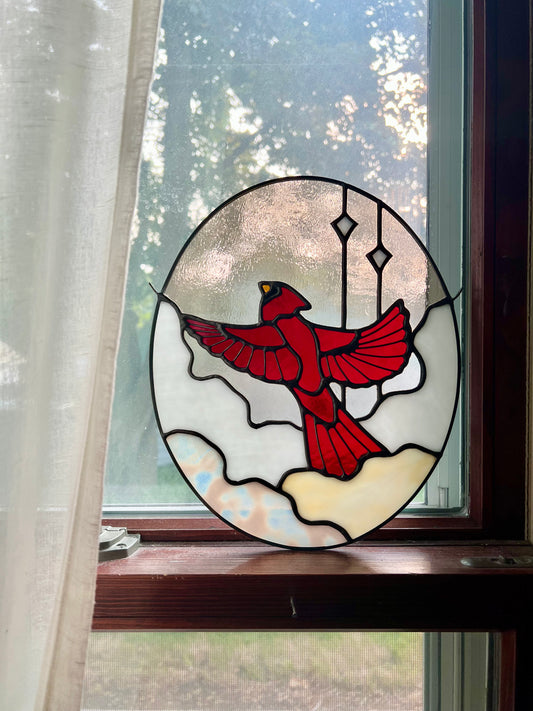 RESERVED / Cardinal in the Clouds