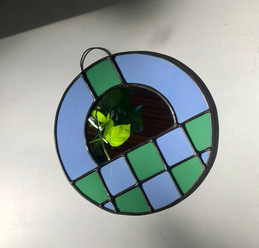 Round Pool Tile Mirror No. 2