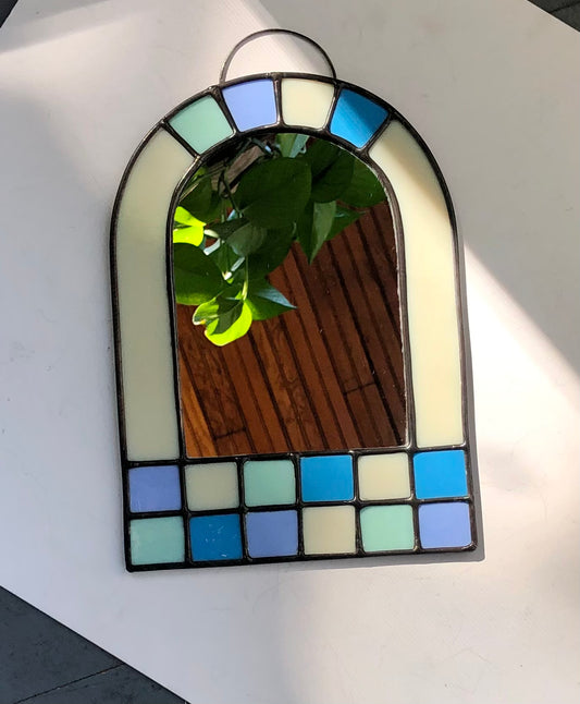 Pool Tile Arch Mirror