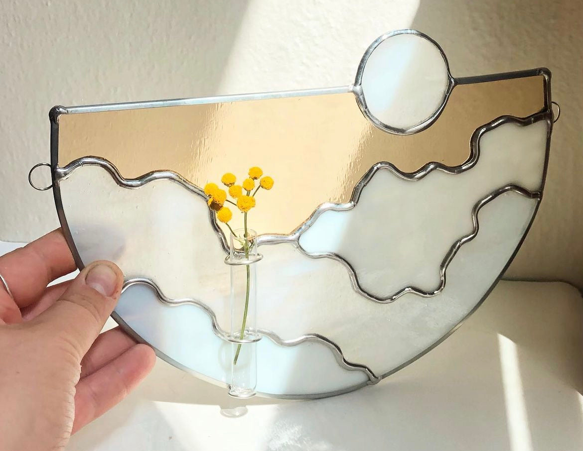 Cloud + Moon Bud Vase